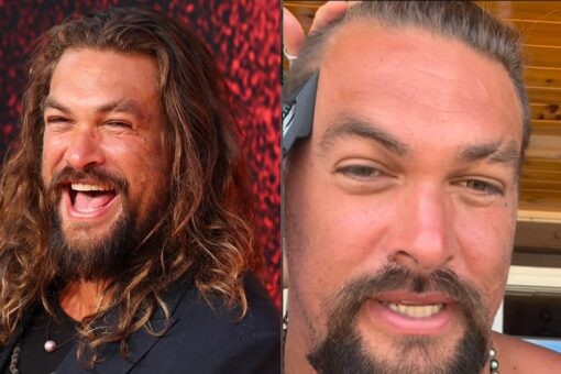 Jason Momoa chops off his signature long locks in support of eliminating single-use plastic from the planet