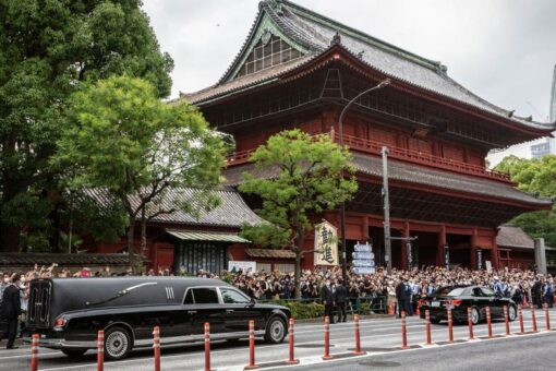 Tokyo tightens security in advance of Shinzo Abe’s funeral
