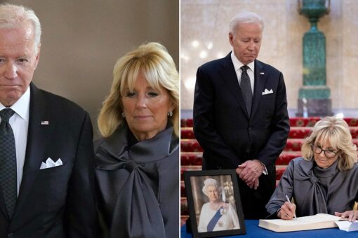 President Biden, first lady Jill Biden, other leaders pay respects to queen as she lies in state