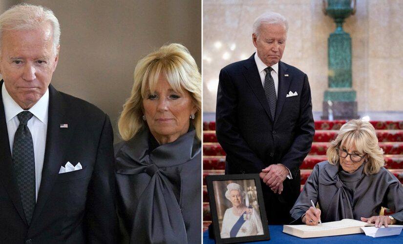 President Biden, first lady Jill Biden, other leaders pay respects to queen as she lies in state