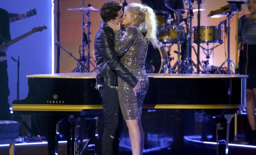 Meghan Trainor relives viral kiss with Charlie Puth at the 2015 American Music Awards