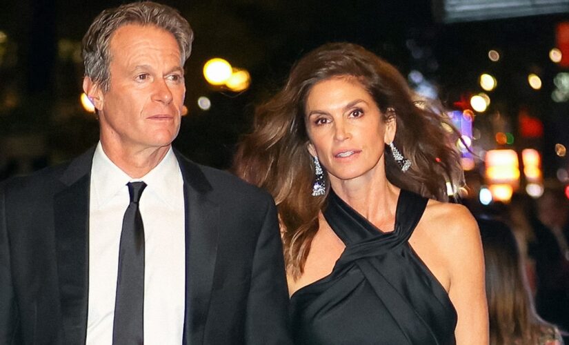 Cindy Crawford stuns as she and Rande Gerber attend The Clooney Foundation’s award night in New York City