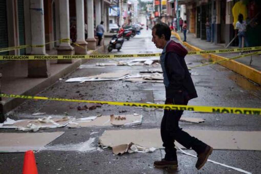 Mexicans feel anxiety after hit with third earthquake on a Sept. 19