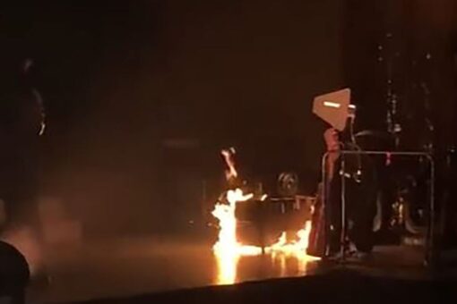 Small on-stage fire extinguished during Panic at the Disco Concert; no injuries reported