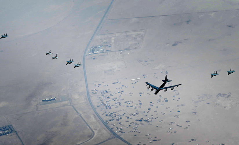 US military flies two nuclear-capable B-52H Stratofortresses over the Middle East