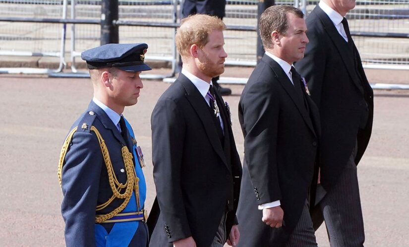 Prince Harry and Prince William, King Charles reunite to walk together behind Queen Elizabeth II’s coffin