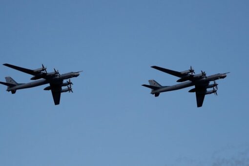 Air Force warplanes intercept a pair of Russian bombers near Alaska