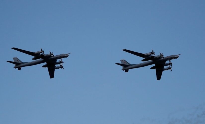 Air Force warplanes intercept a pair of Russian bombers near Alaska