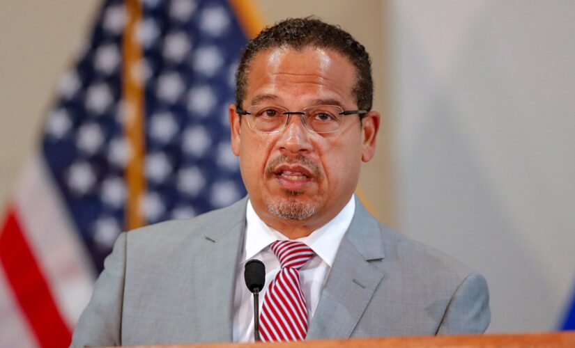 Ellison denies knowing anyone who supports defunding police despite own support for replacing police force