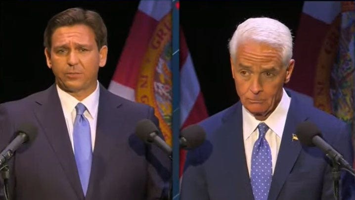 Florida debate: DeSantis vows to put Crist ‘out to pasture’ as Democrat defends gender surgeries for minors