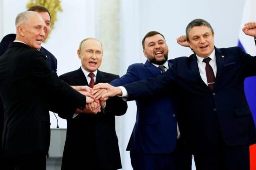 Russian lawmakers accept annexed territory in Ukraine, Zelenskyy codifies ‘impossibility’ of peace talks