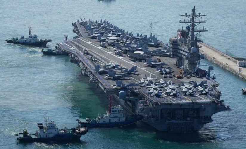 Nuclear-powered US carrier joins South Korea warships for drills after North Korea missile launches