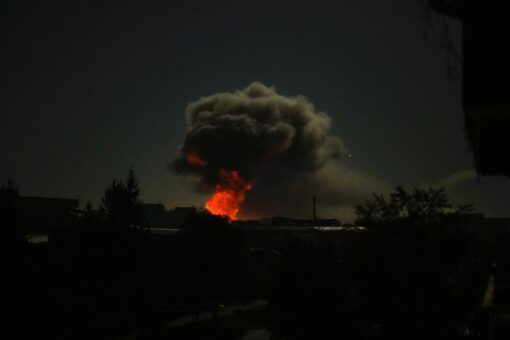 Multiple explosions rock eastern Ukraine city of Kharkiv