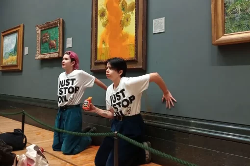 Big Oil heiress funding ‘Just Stop Oil’ group that threw soup on Van Gogh painting