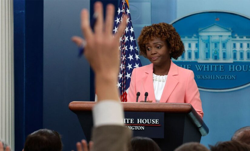 Months later, Jean-Pierre still playing dodgeball at White House briefing