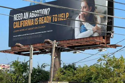 Newsom campaign places pro-abortion billboard in Austin, Texas