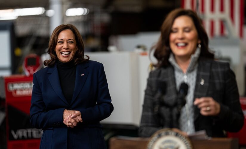 Kamala Harris campaigns for Michigan Gov. Whitmer in potential preview of Democrat presidential primary