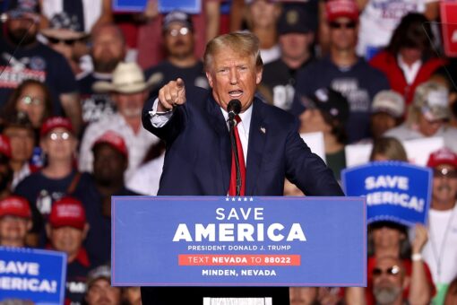 Trump headlines Nevada rally for Laxalt, Lombardo: ‘The time to stand up to this growing tyranny is right now’