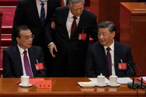Drama at Chinese Communist Party summit: Xi predecessor Hu Jintao hauled out