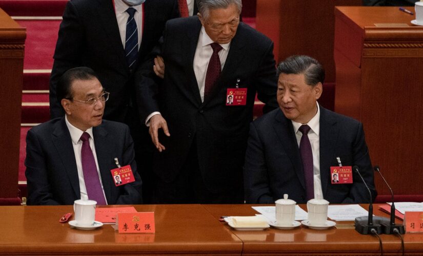 Drama at Chinese Communist Party summit: Xi predecessor Hu Jintao hauled out