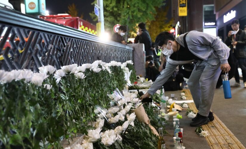 South Korean president declares mourning period after over 150 die in Halloween stampede