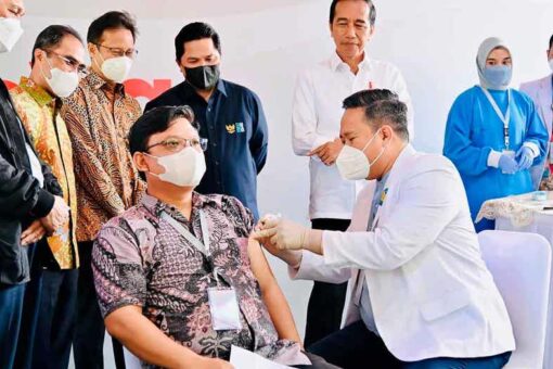 Indonesia leaders launch country’s first homegrown COVID-19 vaccine
