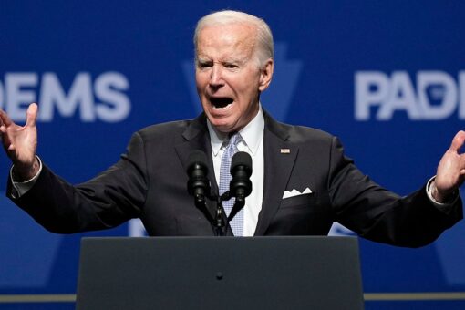 Biden spends little time talking about Fetterman during Pennsylvania rally