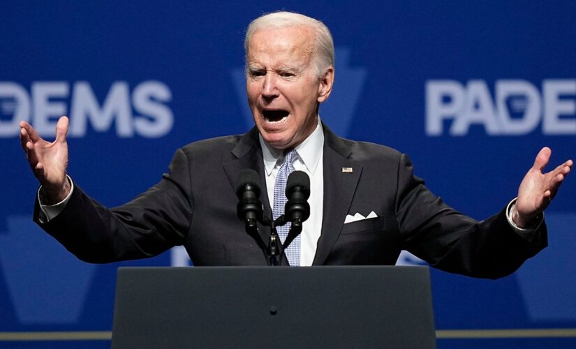 Biden spends little time talking about Fetterman during Pennsylvania rally