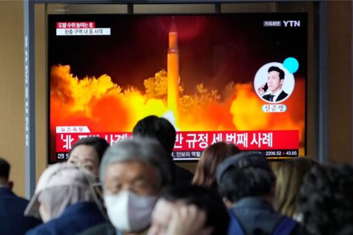 North Korea fires missile, artillery shells, inflaming tensions