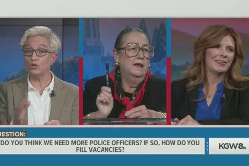 Oregon governor debate: Drazan hits Kotek as ‘original defund the police candidate’
