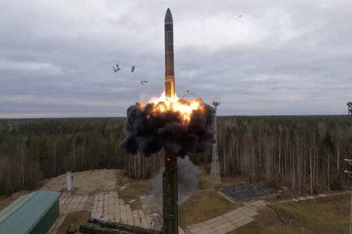 Russia launches nuclear-capable missiles, sails nuclear ballistic submarine in ‘thunder’ exercises