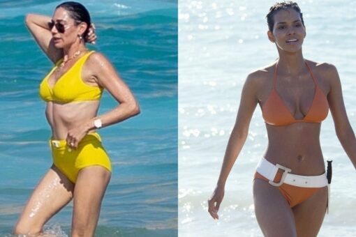Simon Cowell’s fianc?e Lauren Silverman channels her inner Bond girl with sunny yellow bikini during Cabo trip