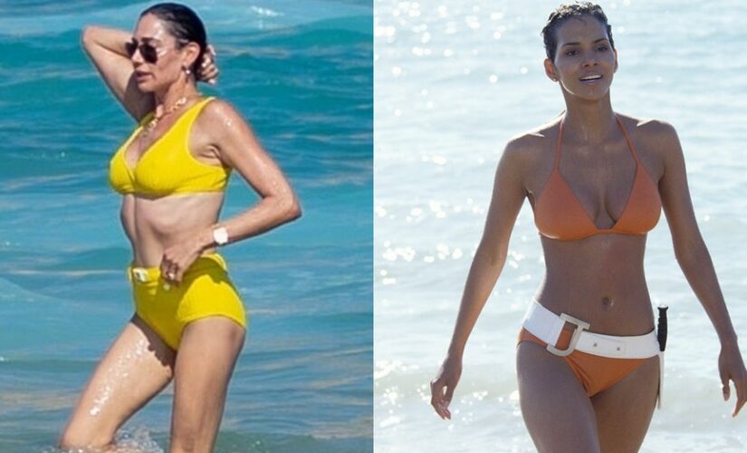 Simon Cowell’s fianc?e Lauren Silverman channels her inner Bond girl with sunny yellow bikini during Cabo trip