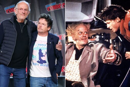 ‘Back to the Future’ stars Christopher Lloyd and Michael J. Fox reunite at New York Comic Con panel