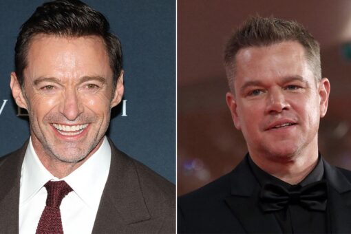 Hugh Jackman recalls giving Matt Damon a lap dance during his Broadway show