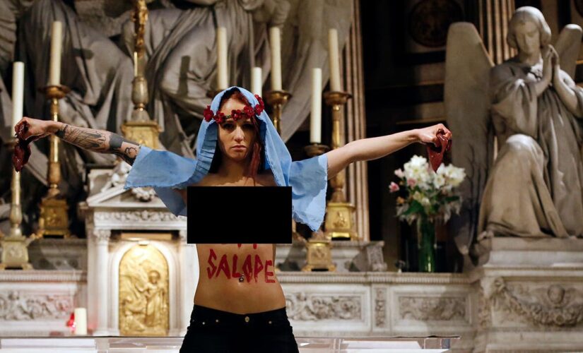 Court overturns sentence of feminist who simulated aborting Jesus on Catholic altar while topless, urinating