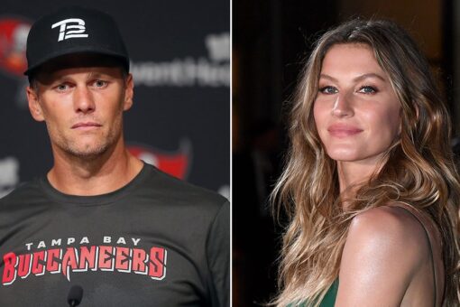Signs Tom Brady and Gisele B?ndchen were headed for the end zone