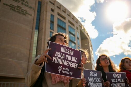 Turkish pop star Gulsen makes her first court appearance in religious school joke case