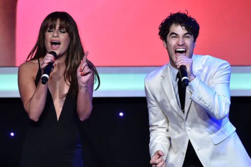 Broadway’s ‘Funny Girl’ hosts a ‘Glee’ reunion between Lea Michele and Darren Criss