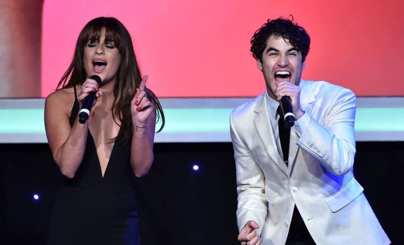 Broadway’s ‘Funny Girl’ hosts a ‘Glee’ reunion between Lea Michele and Darren Criss