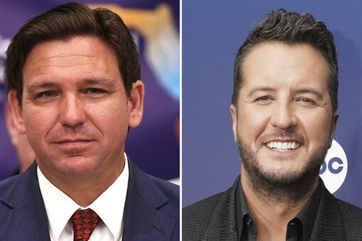 Liberal Twitter slams Luke Bryan for bringing Ron DeSantis on stage during Fla. concert