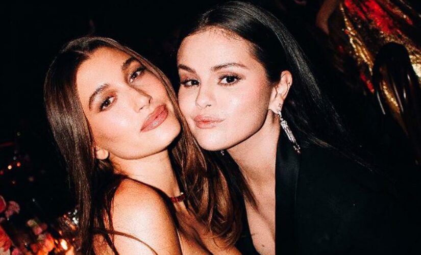 Selena Gomez and Hailey Bieber pose for first photo together and squash rumors of Justin Bieber drama
