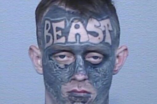 Australian fugitive with full face tattoo, ‘Beast’ written on forehead arrested after 2 weeks on the run
