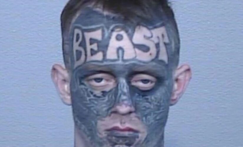 Australian fugitive with full face tattoo, ‘Beast’ written on forehead arrested after 2 weeks on the run