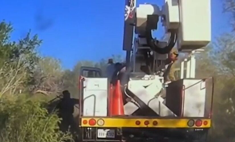 15 migrants stopped in stolen bucket truck in Texas after police chase, as border numbers surge