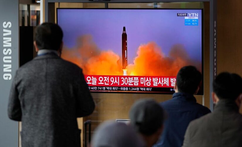 North Korea launches missile over Japan; splashes into the ocean and residents warned to take cover