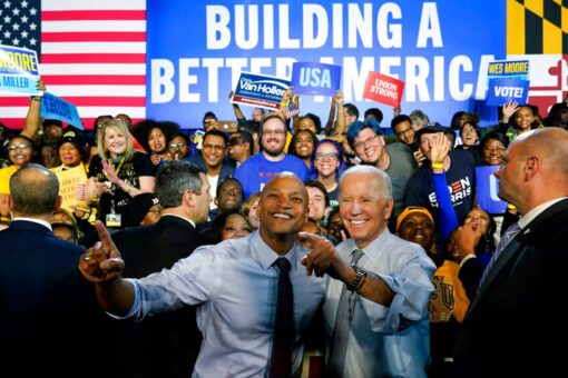 Biden patronizes audience, appears to forget Democrat nominee’s name at Maryland rally