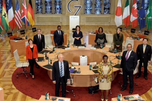 G7 takes aim at chief adversaries and urges peace from UN leaders Russia, China