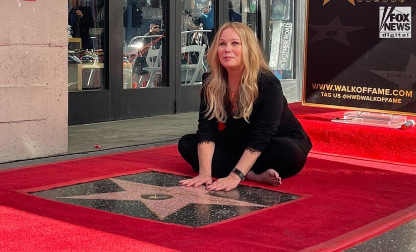 Christina Applegate tears up at Hollywood Walk of Fame ceremony in first public appearance since MS diagnosis