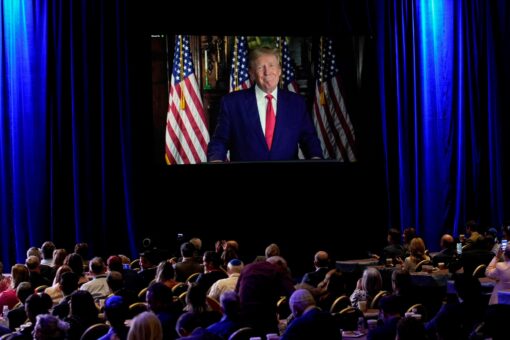 Trump takes incoming fire from potential GOP nomination rivals at first major 2024 cattle call